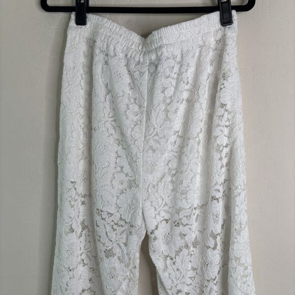 CAMI NYC Ivory Lace Pant Set - Picture 9 of 10